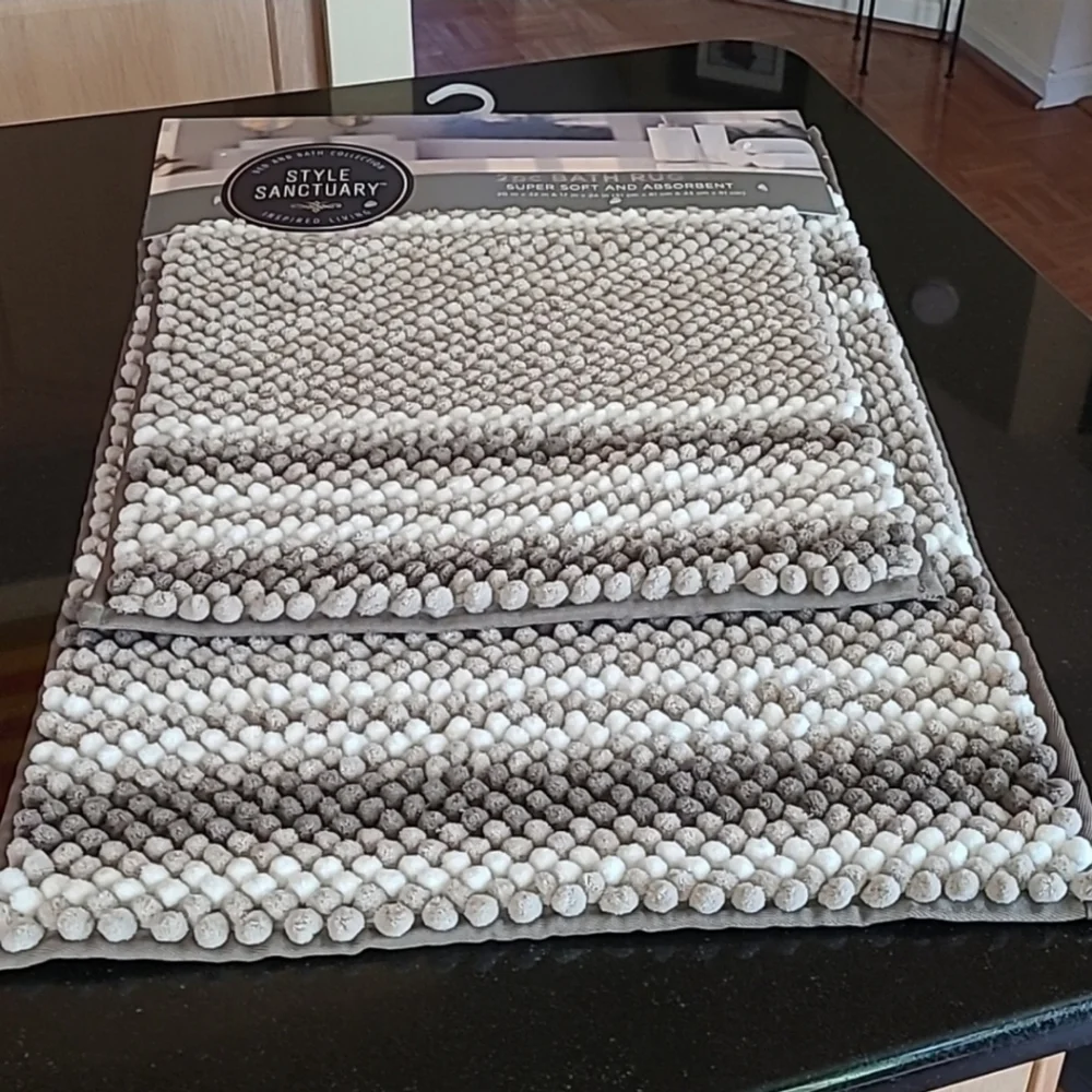 Style Sanctuary 2pc Bath Rug Set